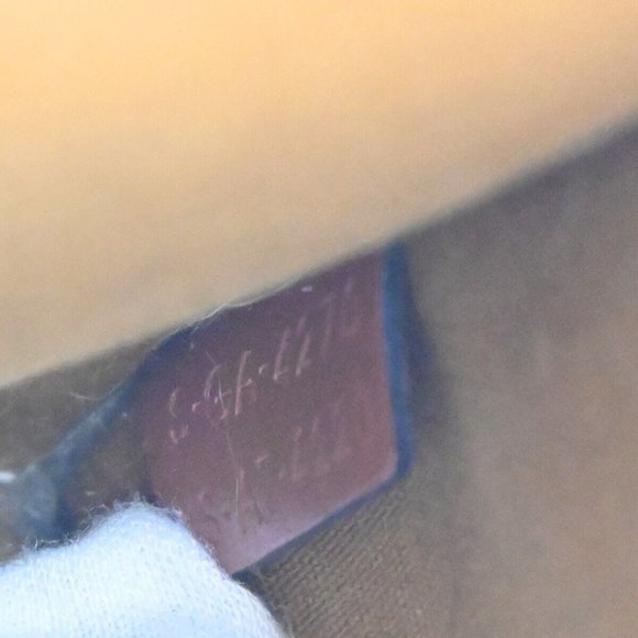 CELINE Mini Vertical Cabas 2Way Hand Bag Triomphe Canvas Leather Brown - Picture 9 of 16